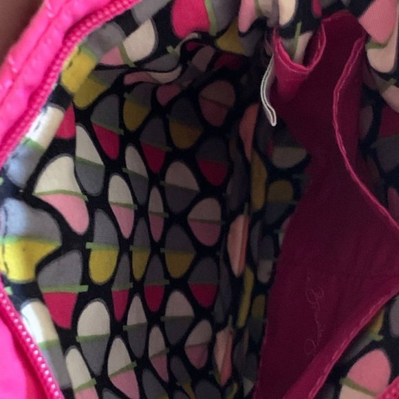 Vera Bradley Fuchsia Pink Crossbody Hot Pink Magenta - Picture 2 of 6